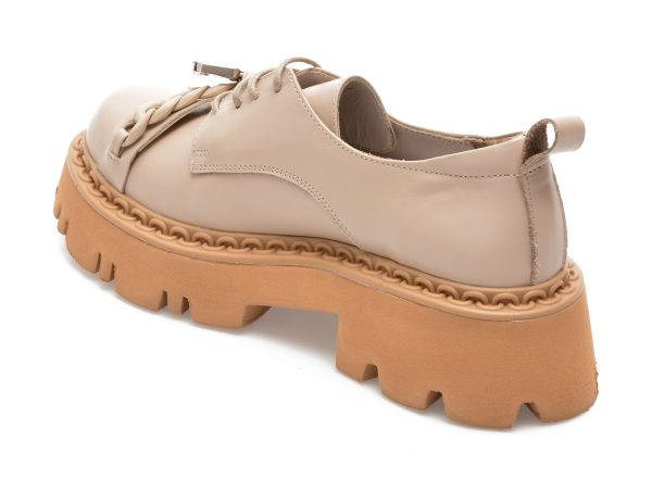 Pantofi EPICA bej, 2088800, din piele naturala