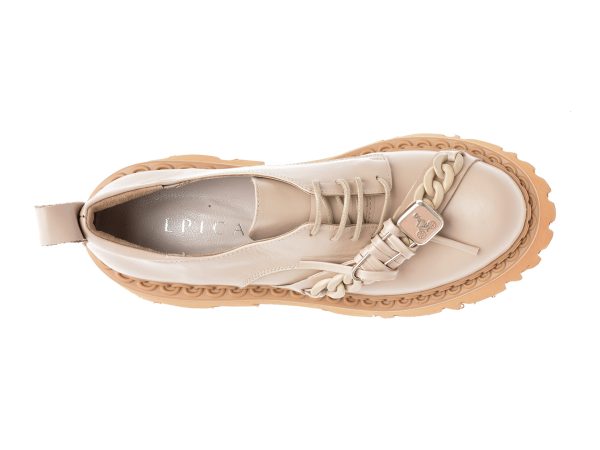 Pantofi EPICA bej, 2088800, din piele naturala