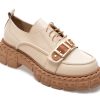 Pantofi EPICA bej, 523440, din piele naturala