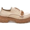 Pantofi EPICA bej, 523440, din piele naturala
