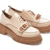 Pantofi EPICA bej, 523440, din piele naturala