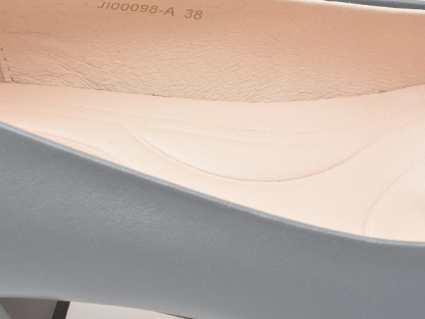 Pantofi EPICA gri, JI00098, din piele naturala