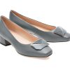 Pantofi EPICA gri, JI00098, din piele naturala