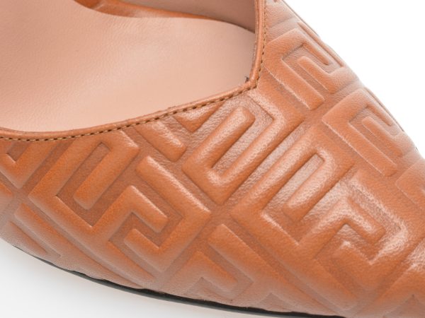 Pantofi EPICA maro, 21296, din piele naturala