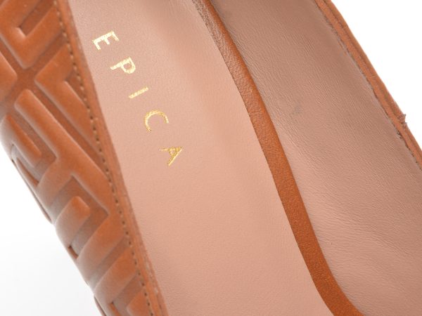 Pantofi EPICA maro, 21296, din piele naturala