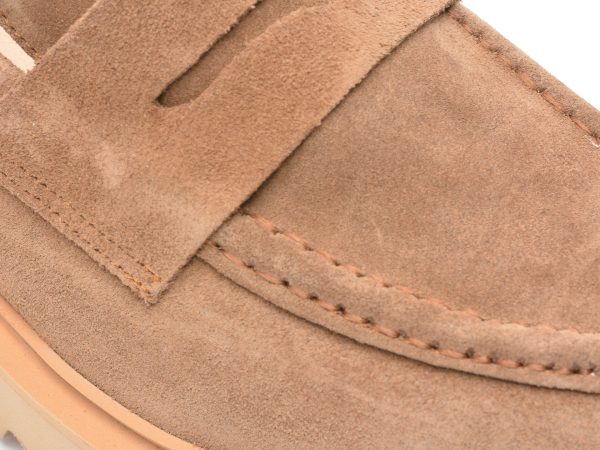 Pantofi EPICA maro, 28806839, din piele intoarsa
