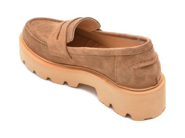 Pantofi EPICA maro, 28806839, din piele intoarsa