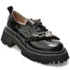 Pantofi EPICA negri, 2088800, din piele naturala lacuita