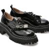 Pantofi EPICA negri, 2088800, din piele naturala lacuita
