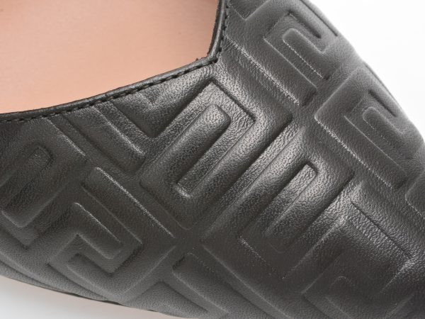 Pantofi EPICA negri, 21296, din piele naturala