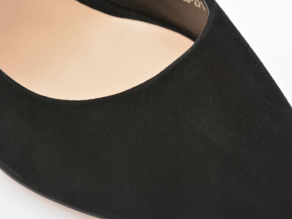 Pantofi EPICA negri, 2536, din piele intoarsa