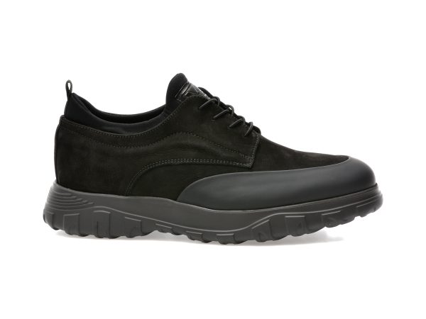Pantofi EPICA negri, 3396, din nabuc
