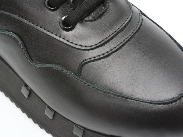 Pantofi EPICA negri, 42210, din piele naturala