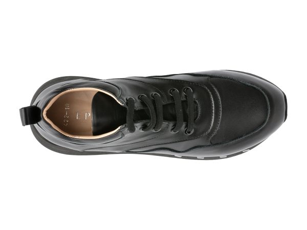 Pantofi EPICA negri, 42210, din piele naturala
