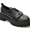 Pantofi EPICA negri, 523440, din piele naturala