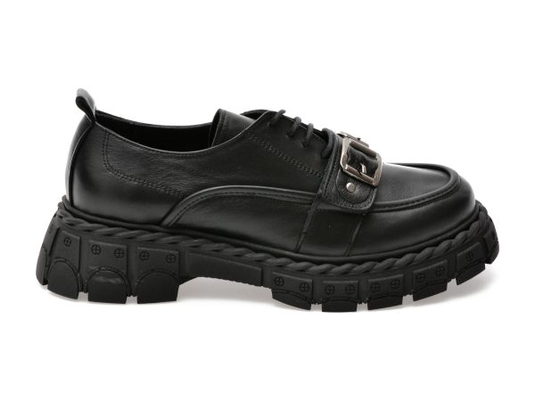 Pantofi EPICA negri, 523440, din piele naturala
