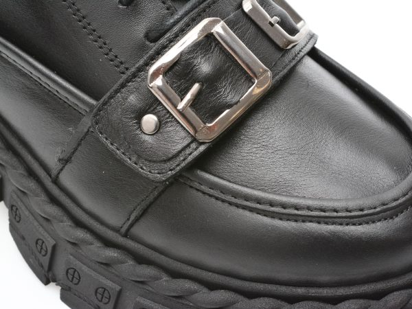Pantofi EPICA negri, 523440, din piele naturala