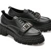 Pantofi EPICA negri, 523440, din piele naturala