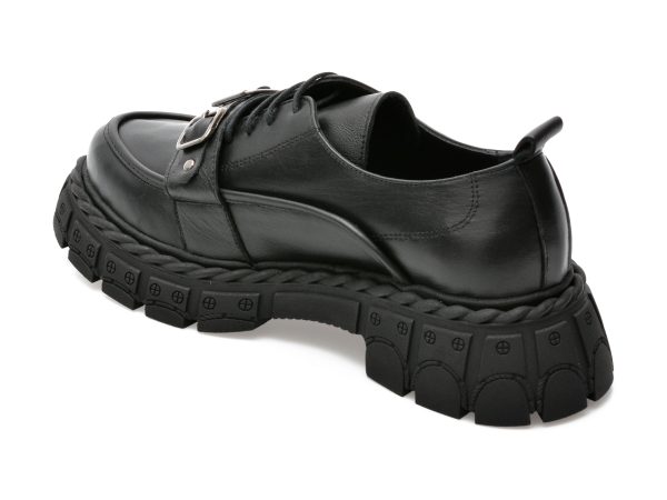 Pantofi EPICA negri, 523440, din piele naturala
