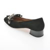Pantofi EPICA negri, CQ018, din piele intoarsa