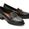 Pantofi EPICA negri, H5097, din piele naturala
