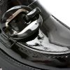 Pantofi EPICA negri, RT1779, din piele naturala lacuita