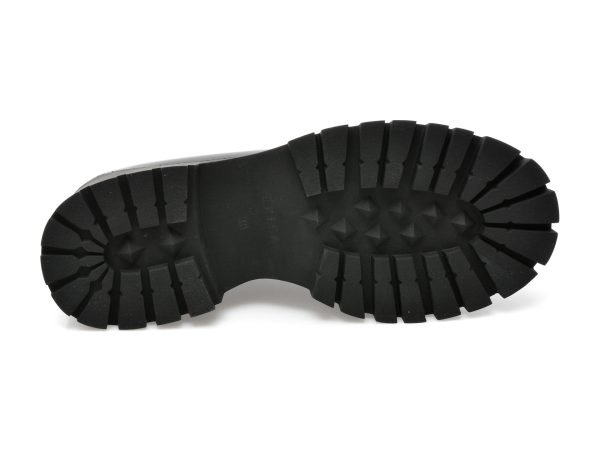 Pantofi EPICA negri, RT1779, din piele naturala lacuita