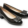 Pantofi EPICA negri, V687LG1, din piele naturala lacuita
