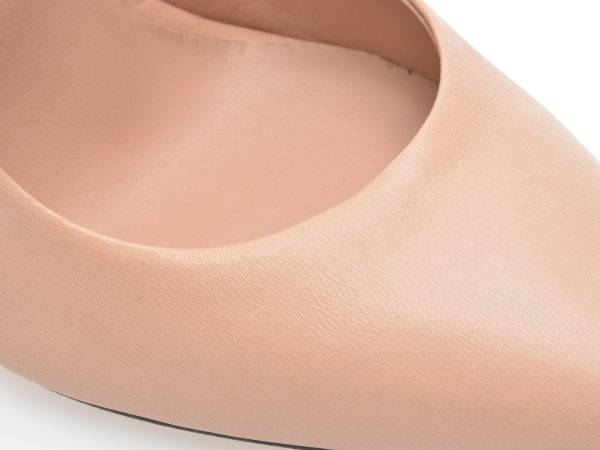 Pantofi EPICA nude, 21103, din piele naturala