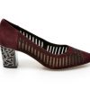 Pantofi EPICA visinii, R1459, din piele intoarsa