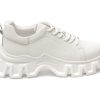 Pantofi GRYXX albi, 6632, din piele naturala