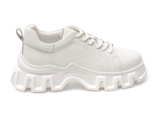 Pantofi GRYXX albi, 6632, din piele naturala