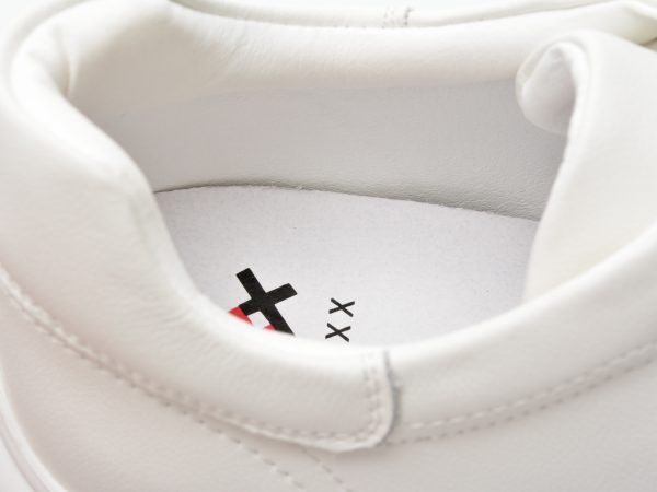 Pantofi GRYXX albi, 6632, din piele naturala