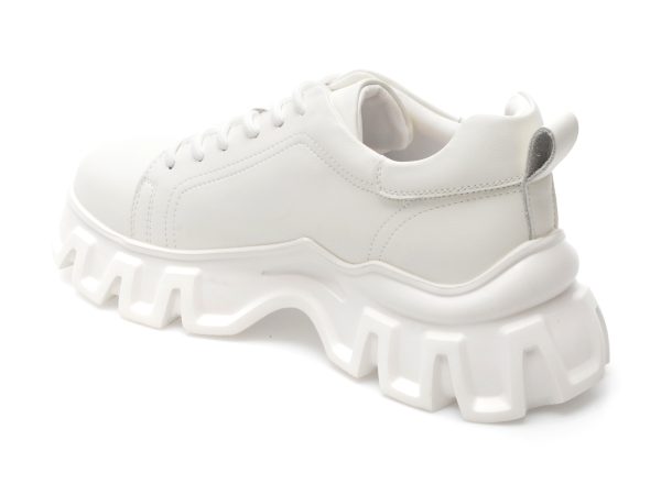 Pantofi GRYXX albi, 6632, din piele naturala