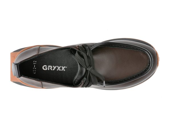 Pantofi GRYXX maro, 42212, din piele naturala