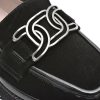 Pantofi GRYXX negri, 146630K, din piele intoarsa