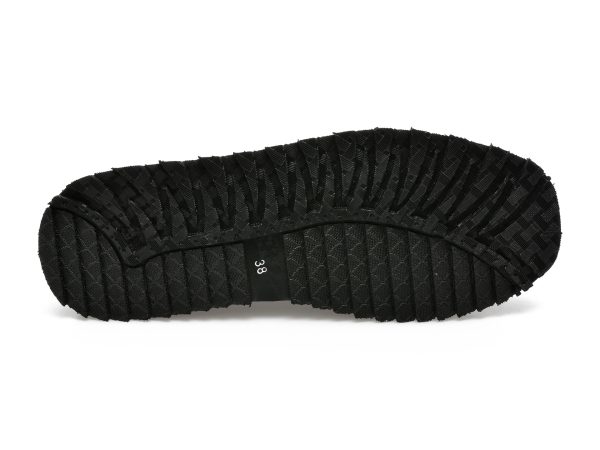 Pantofi GRYXX negri, 146630K, din piele intoarsa