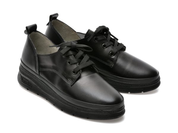 Pantofi GRYXX negri, 213865, din piele naturala