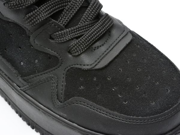Pantofi GRYXX negri, 22100, din piele ecologica