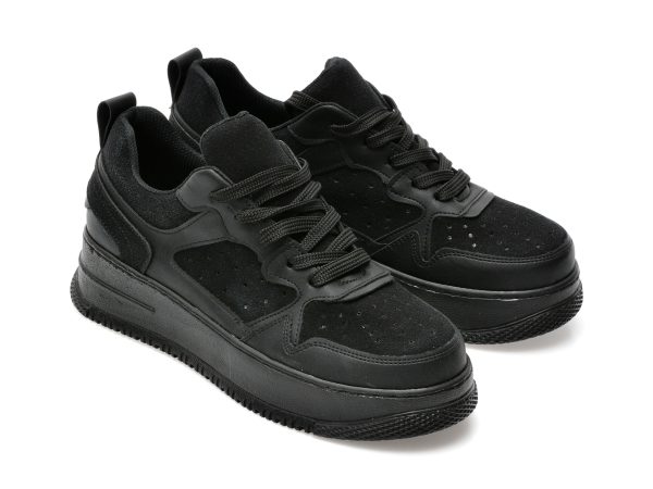 Pantofi GRYXX negri, 22100, din piele ecologica