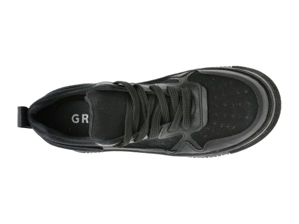 Pantofi GRYXX negri, 22100, din piele ecologica