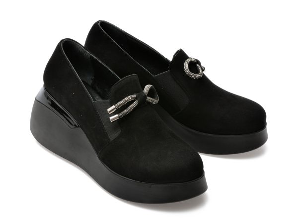Pantofi GRYXX negri, 2541407, din piele intoarsa