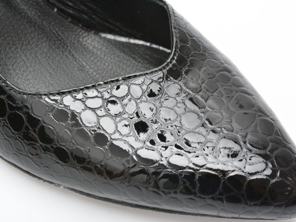 Pantofi GRYXX negri, 367458, din piele naturala lacuita
