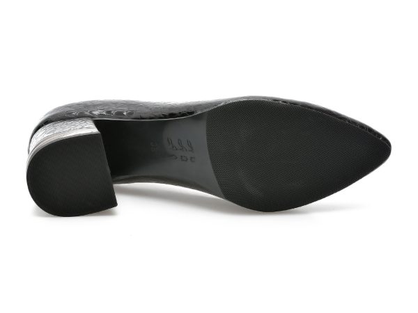 Pantofi GRYXX negri, 367458, din piele naturala lacuita