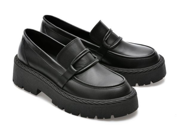 Pantofi GRYXX negri, 42385, din piele naturala