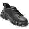 Pantofi GRYXX negri, 6632, din piele naturala