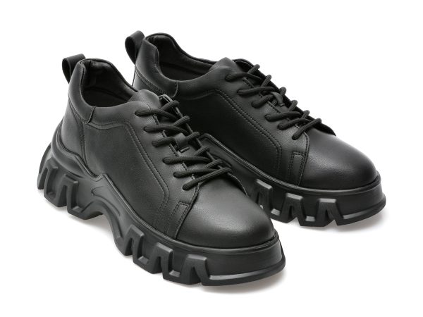 Pantofi GRYXX negri, 6632, din piele naturala