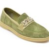 Pantofi IMAGE verzi, 793710, din piele intoarsa