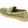 Pantofi IMAGE verzi, 793710, din piele intoarsa