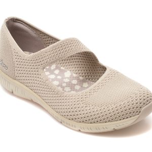 Pantofi SKECHERS gri, BE-COOL, din material textil